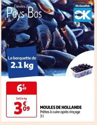 Auchan MOULES DE HOLLANDE offre