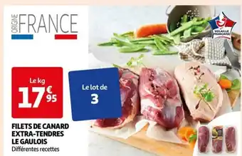Auchan FILETS DE CANARD EXTRA-TENDRES LE GAULOIS offre