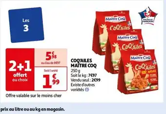 Auchan COQ'AILES MAÎTRE COQ offre
