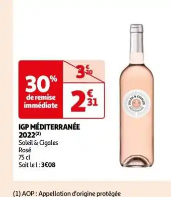 Auchan IGP MÉDITERRANÉE 2022 offre