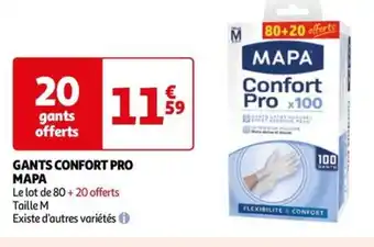 Auchan GANTS CONFORT PRO MAPA offre
