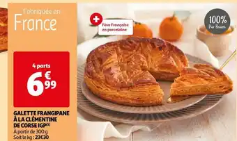 Auchan GALETTE FRANGIPANE À LA CLÉMENTINE DE CORSE IGP offre