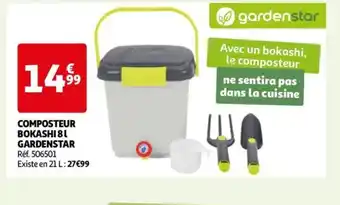 Auchan COMPOSTEUR BOKASHI 81 GARDENSTAR offre