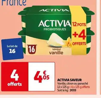 Auchan ACTIVIA SAVEUR offre