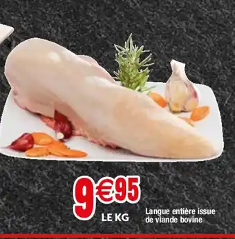 Migros Langue entière issue de viande bovine offre
