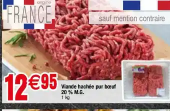 Migros Viande hachée pur bœuf 20% M.G offre