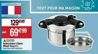 AseB Autocuiseur Clipso Minut Easy 6 L