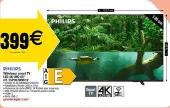 Migros Téléviseur smart TV LED 4K UHD 55" réf. 55PUS7008/12 offre