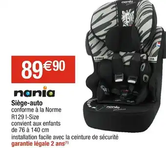 Cora x Carrefour Siège-auto offre