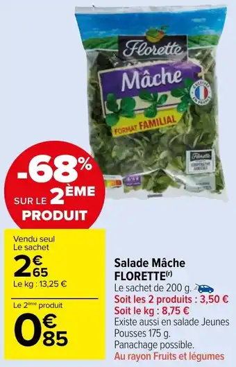 Carrefour Market Salade Mâche FLORETTE(r) offre