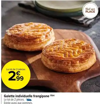 Carrefour Market Galette individuelle frangipane (¹)(⁰) offre