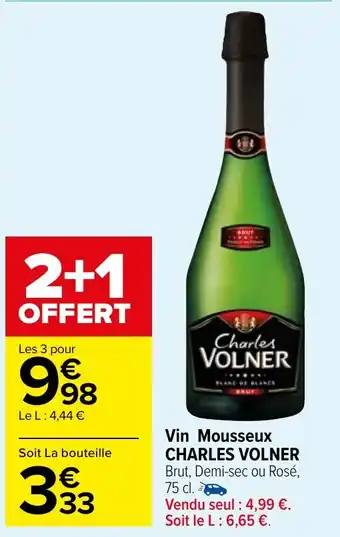 Vin Mousseux CHARLES VOLNER