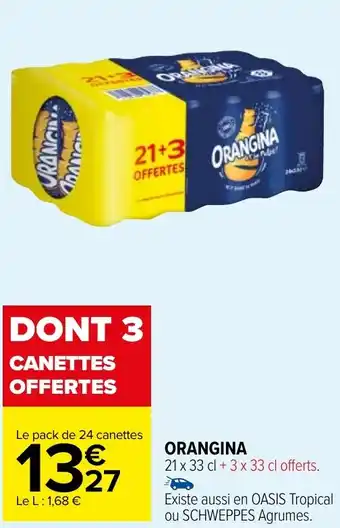 Carrefour Market ORANGINA offre