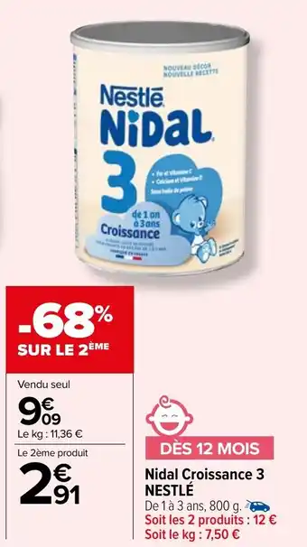 Carrefour Market Nidal Croissance 3 NESTLÉ offre