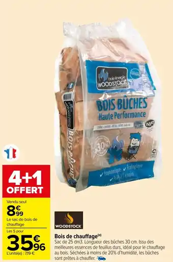 Carrefour Market Bois de chauffage(e) offre
