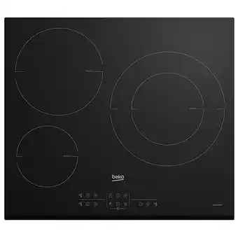 Bricomarché Table de cuisson à induction 60cm 3 feux 7200w noir - hii63200mtb offre