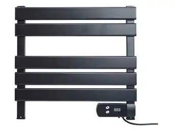 Bricomarché Porte-serviettes électrique compact noir 100w offre