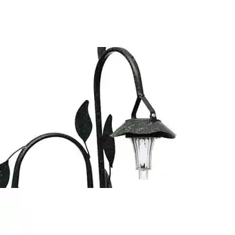 Bricomarché Panier à fleurs suspendu en fibre de coco avec led solaire - brun offre