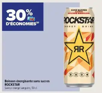 Boisson énergisante sans sucres ROCKSTAR