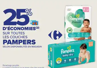 Carrefour City SUR TOUTES LES COUCHES PAMPERS offre