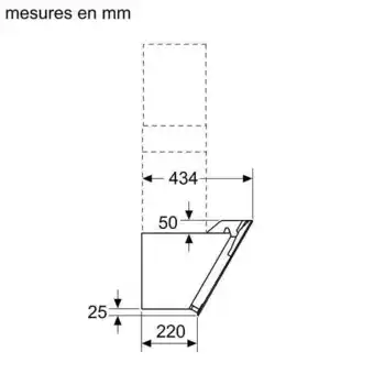 Bricorama Hotte murale inclinée - bosch dwk87em60 - 669m3/h - 80 cm - 60 db - 4 vitesses - noir offre