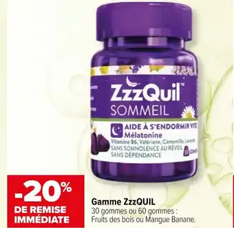 Carrefour maPara parapharmacie Gamme ZzzQUIL offre