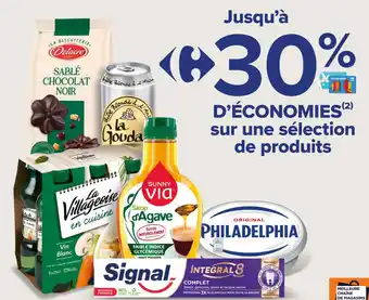 sur une sélection de produits