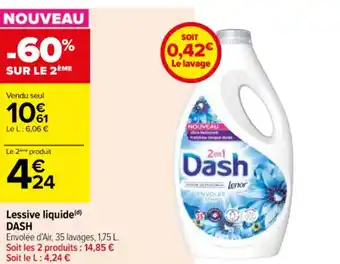 Lessive liquide(d) DASH
