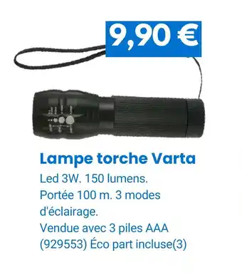 Lampe torche Varta