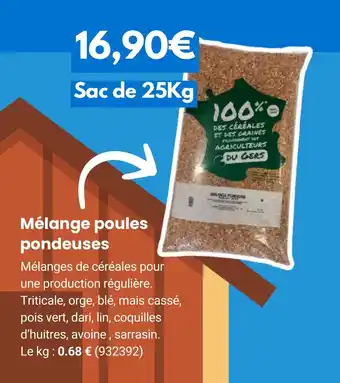 Rural Master Mélange poules pondeuses offre