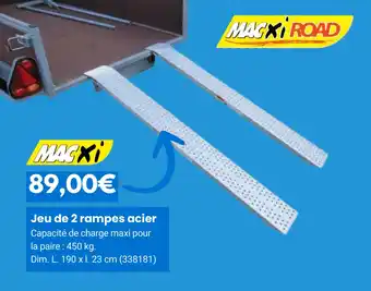Rural Master Jeu de 2 rampes acier offre