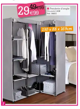 Kandy Penderie d'angle offre