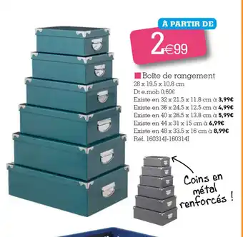 Boîte de rangement
