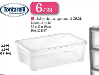Kandy Boîte de rangement 29,5L offre