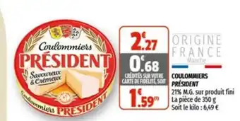 Coccimarket Coulommiers Président offre