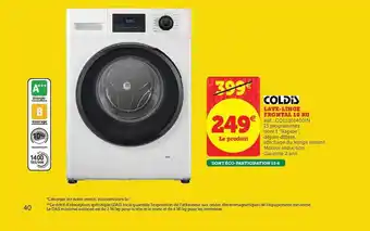 Hyper U Coldis Lave-linge Frontal 10 Kg COLL101400IN offre