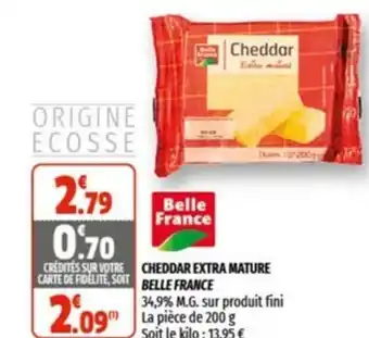 Coccimarket Cheddar Extra Mature Belle France offre