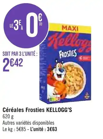 Céréales Frosties KELLOGG'S