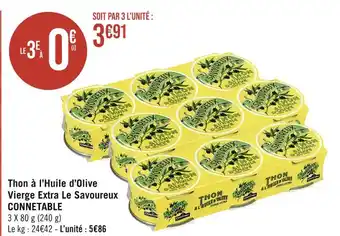Connetable thon Ă lâhuile dâolive vierge extra le savoureux