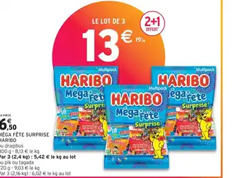 Intermarché Haribo méga fête surprise offre
