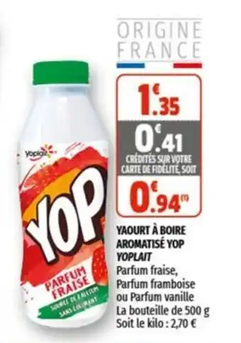 Coccimarket Yaourt à Boire Aromatisé Yop Yoplait offre