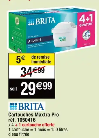 Cora x Carrefour Brita cartouches maxtra pro réf. 1050416 offre