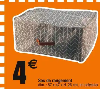 Cora x Carrefour Sac de rangement offre