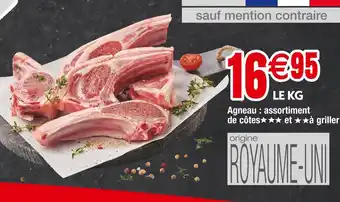 Cora x Carrefour Agneau : assortiment de côtes et à griller offre