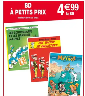 Bd à petits prix