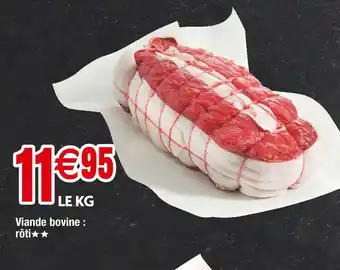 Cora x Carrefour Viande bovine : rôti offre
