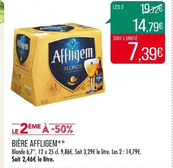 Match Affligem bière offre