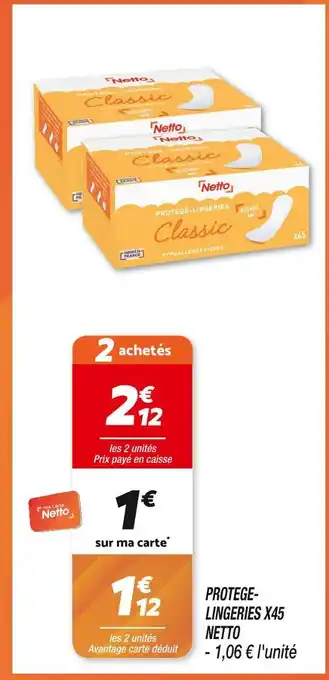 Netto Netto protege-lingeries x45 offre