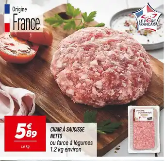 Netto Netto chair à saucisse offre