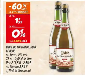Netto Netto cidre de normandie doux le roue offre